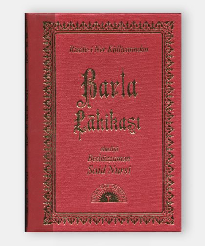 BARLA LÂHİKASI | Büyük Boy (Sırtı Deri)