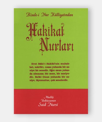 Hakikat Nurları | Orta Boy Karton Kapak