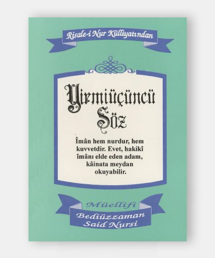 Yirmi Üçüncü Söz | Orta Boy Karton Kapak