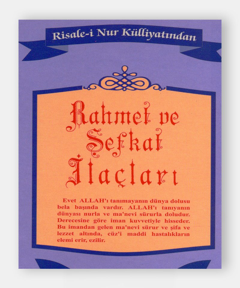 Rahmet ve Şefkat İlaçları | Orta Boy Karton Kapak