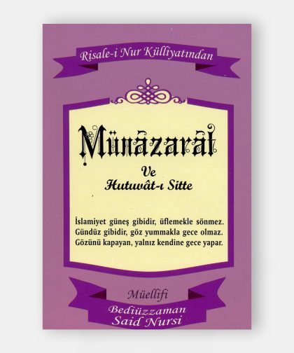 Münâzarât | Orta Boy Karton Kapak