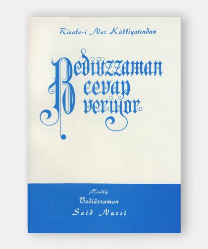 Bediüzzaman Cevap Veriyor | Orta Boy Karton Kapak